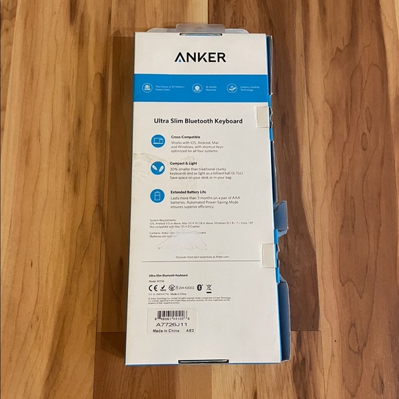 Anker Bluetooth Keyboard - Picture 2 of 2